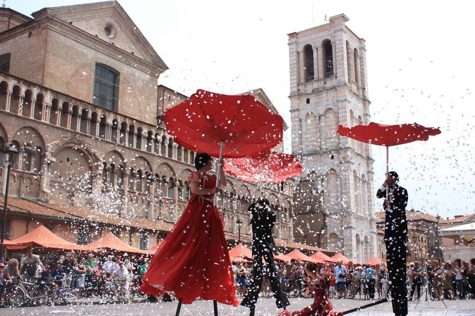 Coreografia di Trampolieri