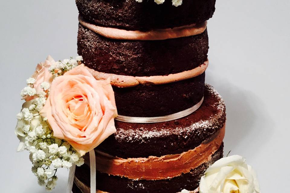 Chocolate naked cake