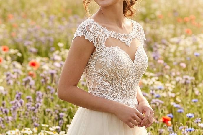 Abito in tulle bohemien