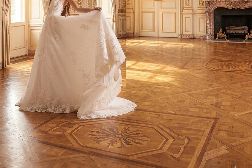 Abito da sposa in pizzo