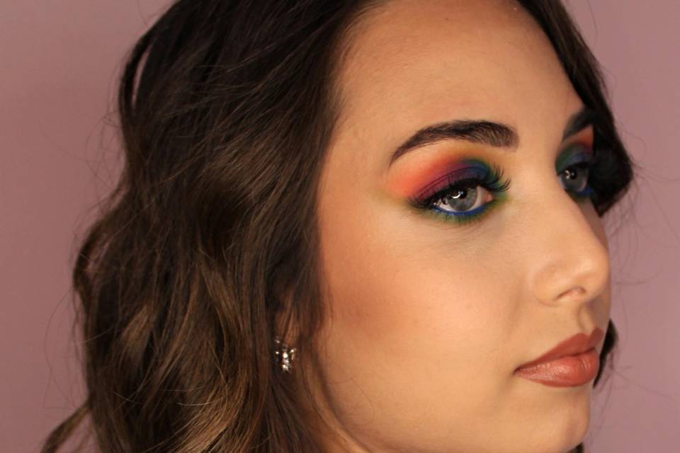 Trucco Rainbow da Sera