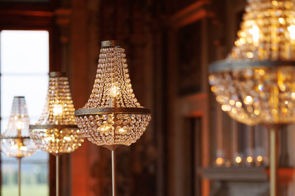 Table Chandelier Wedding