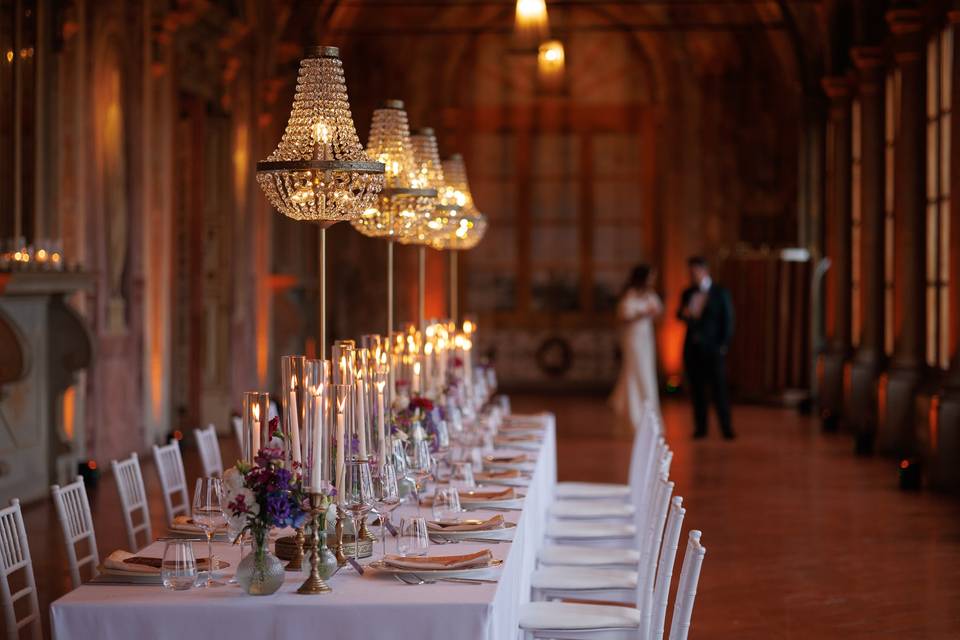 Table Chandelier Wedding