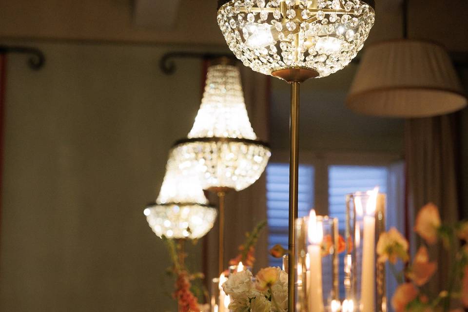 Table Chandelier Wedding