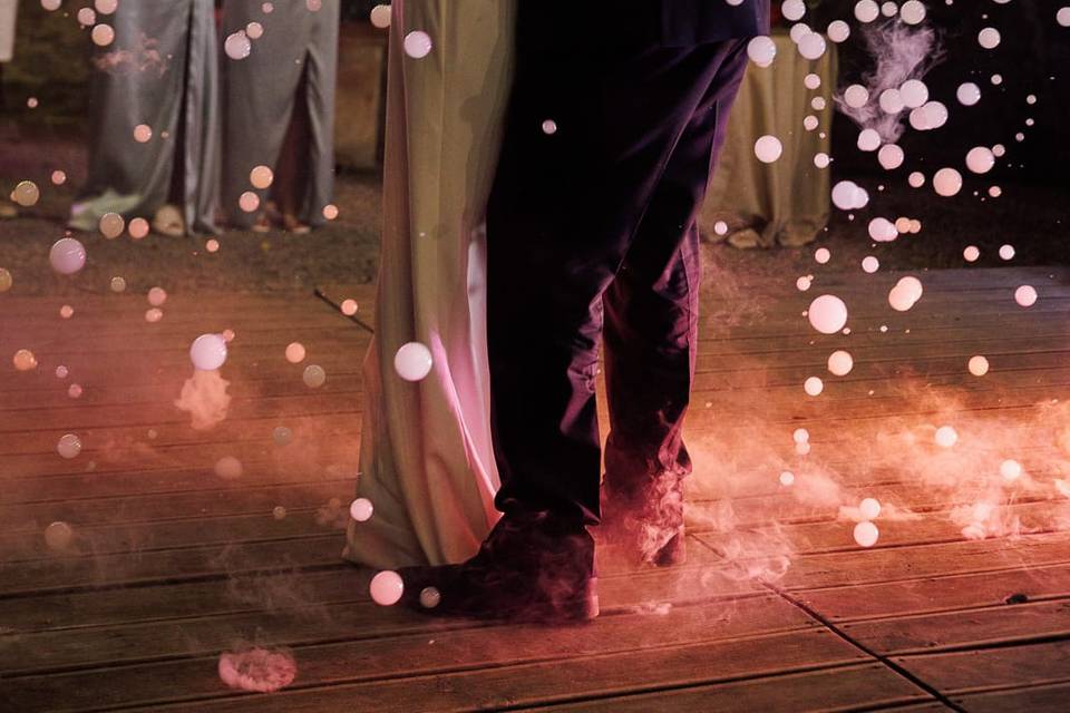 Bubble Fog Machine Wedding