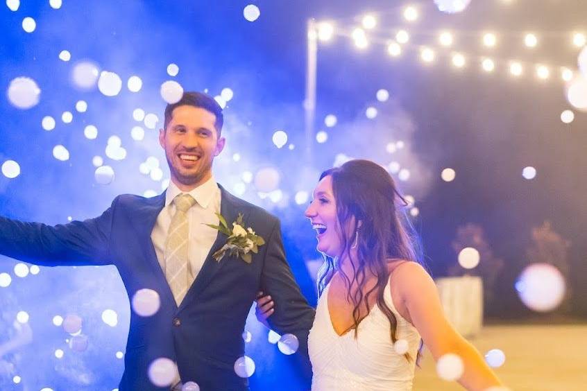 Bubble Fog Machine Wedding