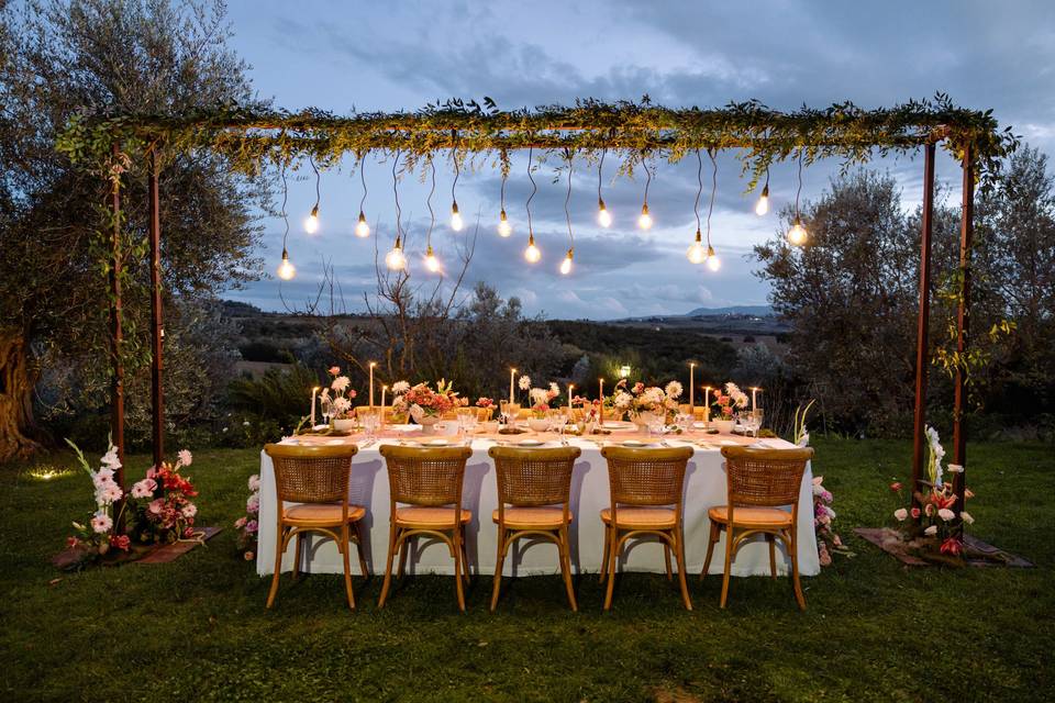 Vintage Bulbs wedding