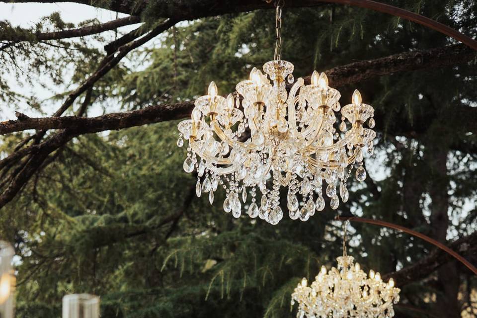 Chandelier Crystal wedding