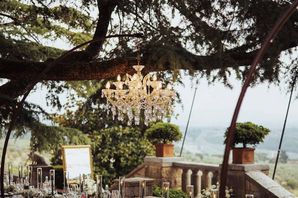 Chandelier Crystal wedding
