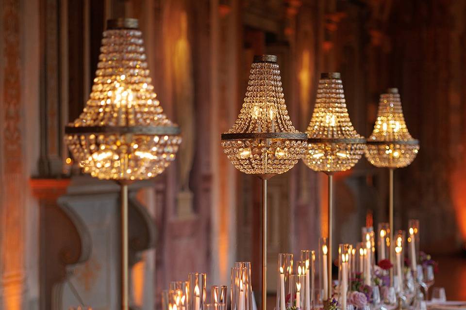 Table Chandelier Wedding