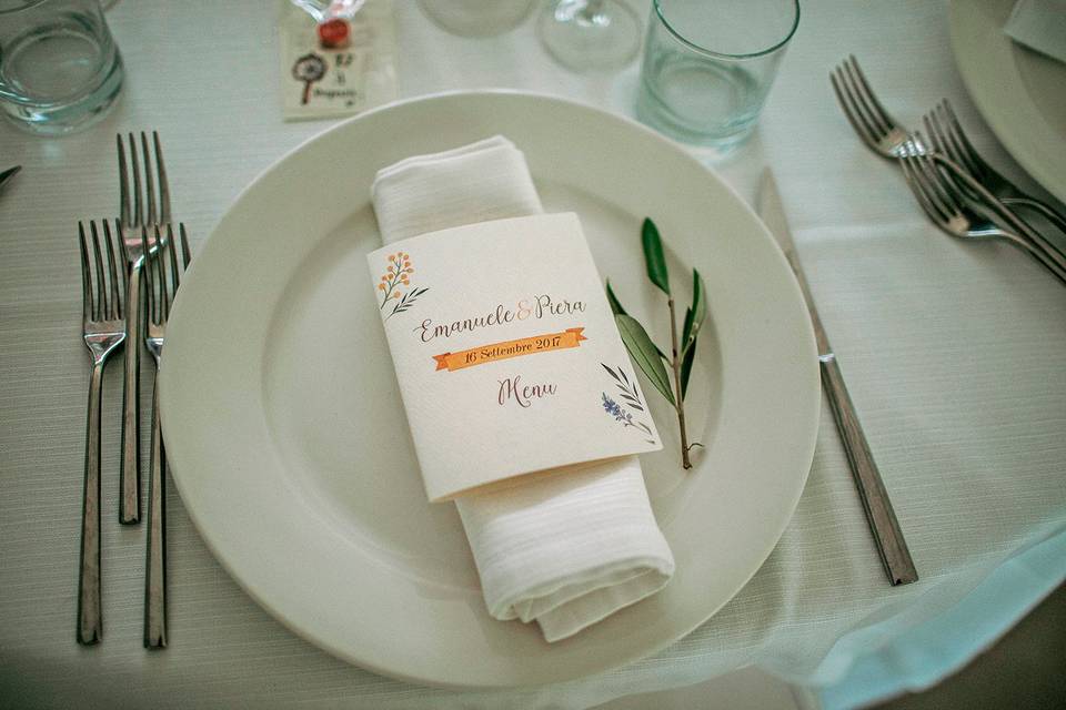 Menu matrimonio