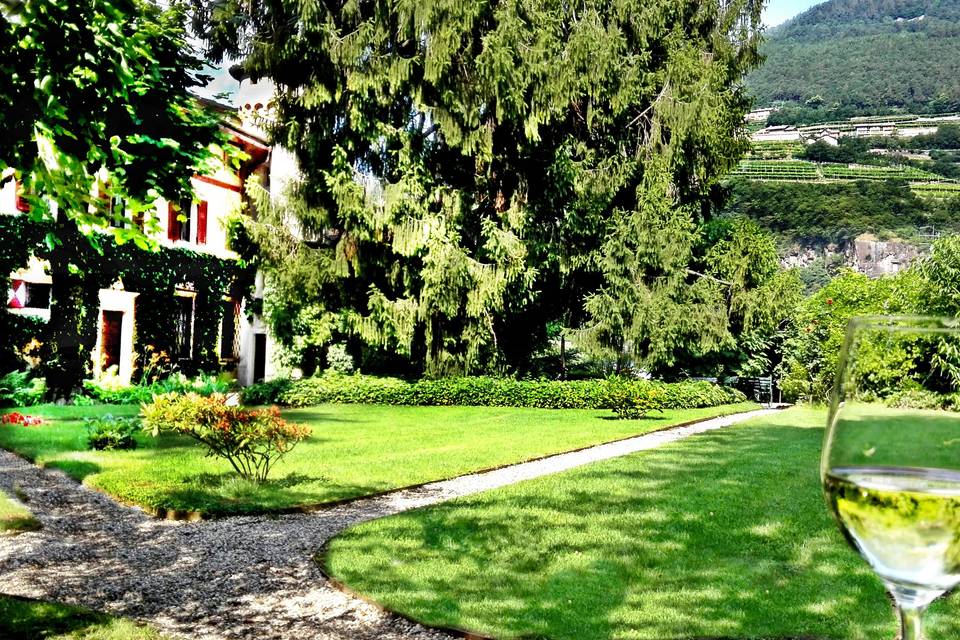 Cortile palazzo a Prato