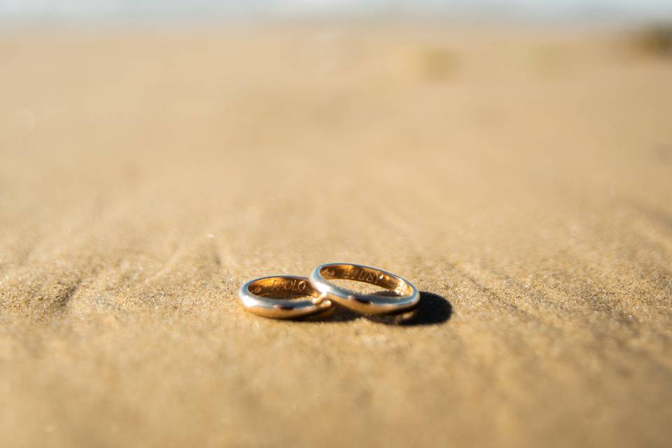 Wedding rings detail