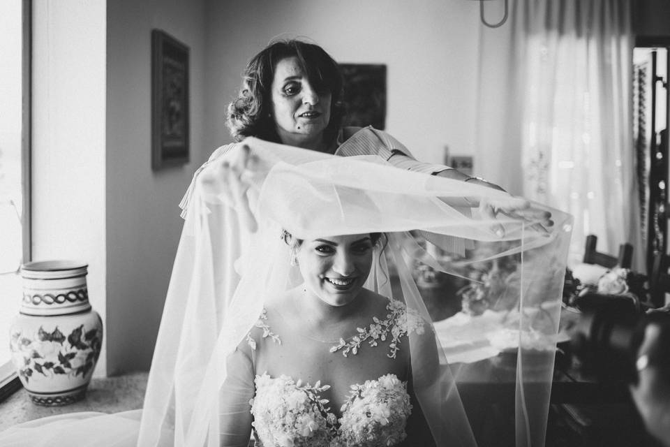 Bride's portrait