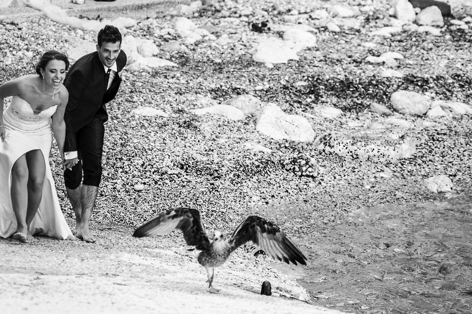 Couple portrait at Scopello