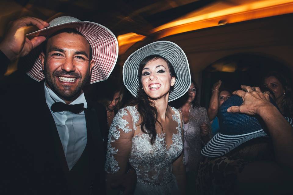 Couple portrait at the temple