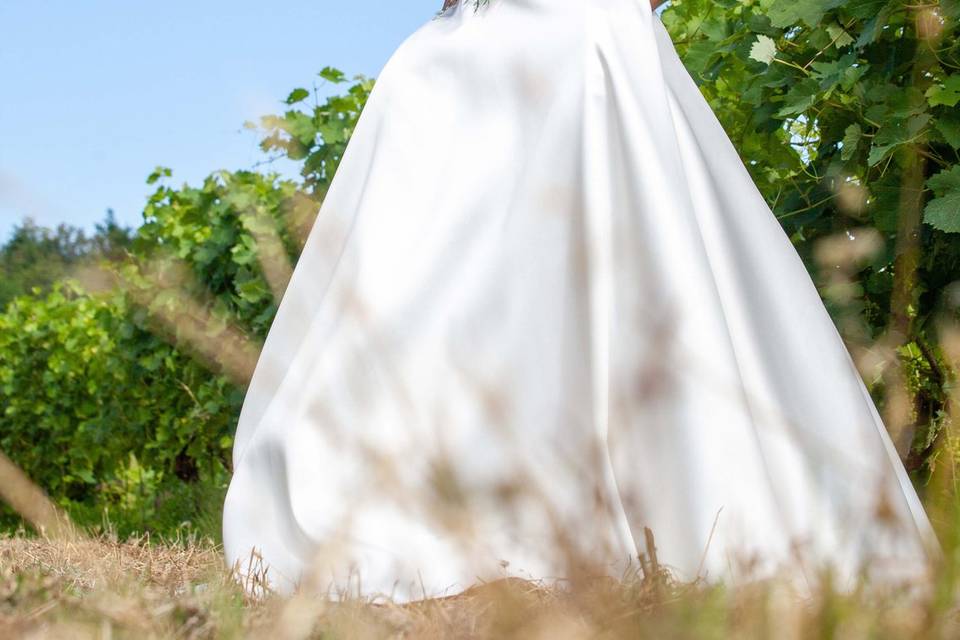 Abito sposa artigianale