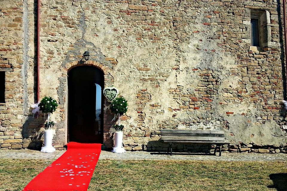 Facciata, l'arrivo della sposa