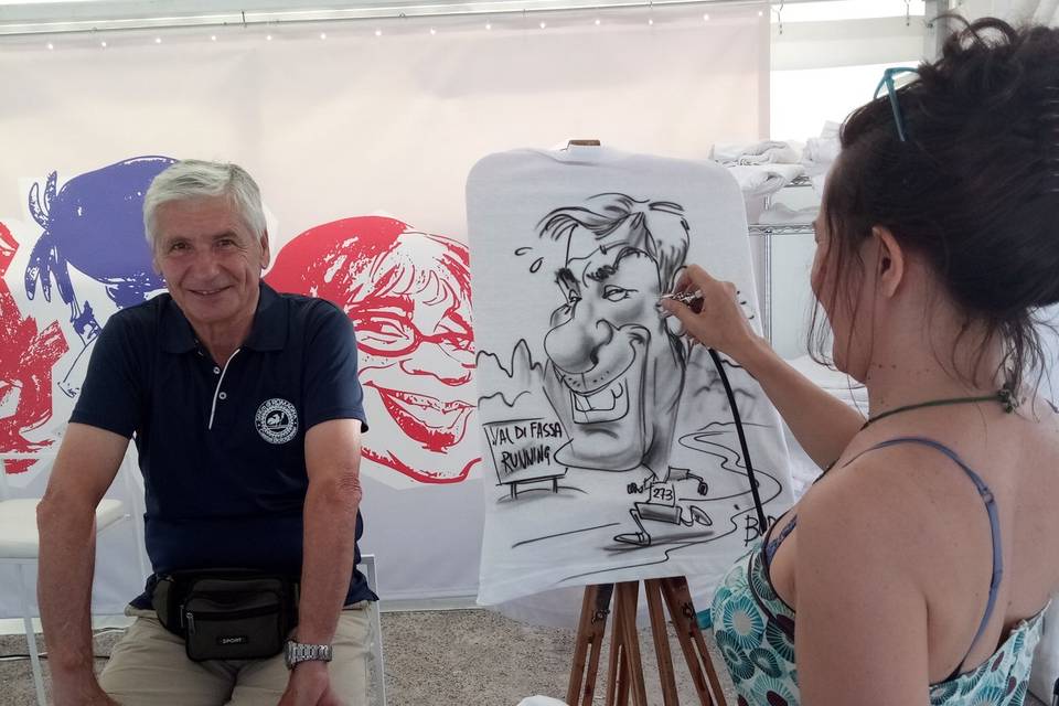 Caricaturista Sabrina Stefanini