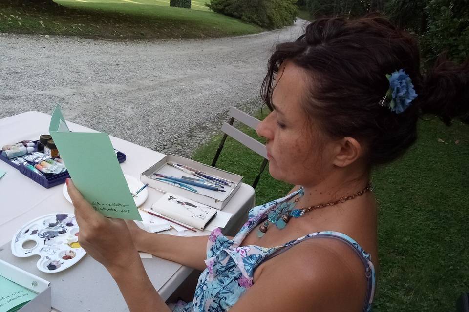 Caricaturista Sabrina Stefanini