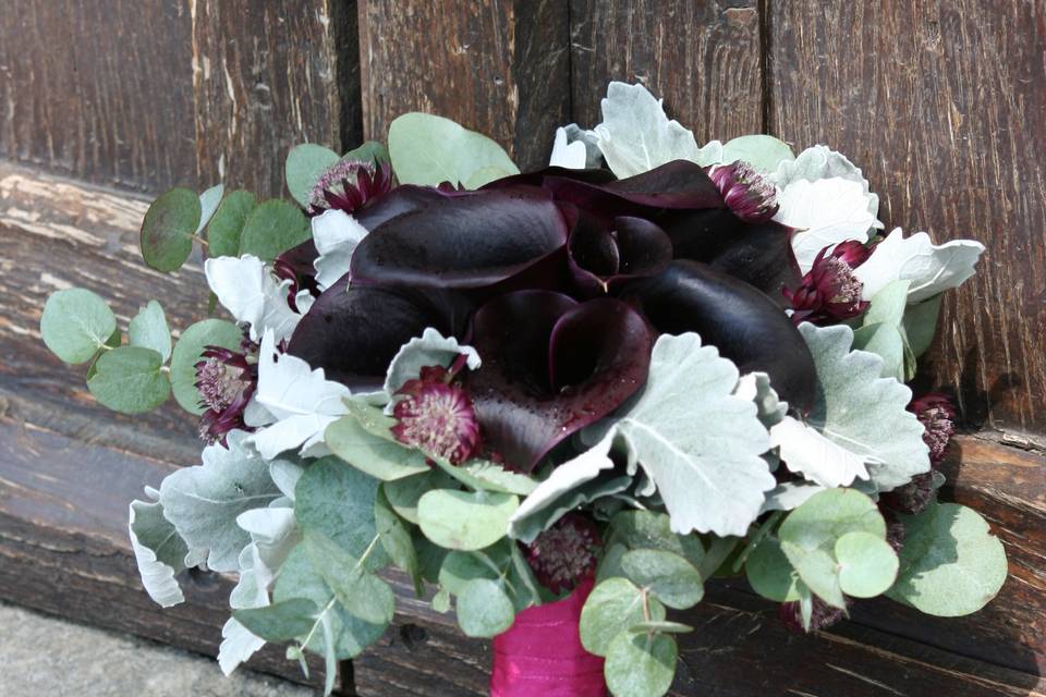 Bouquet calla nera