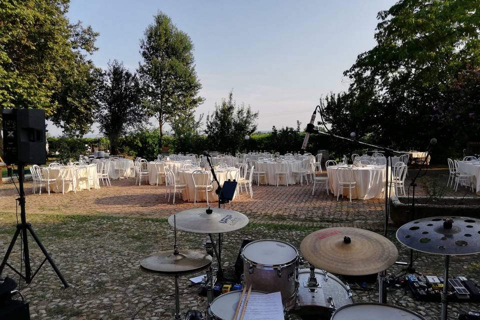 Musica in giardino matrimonio