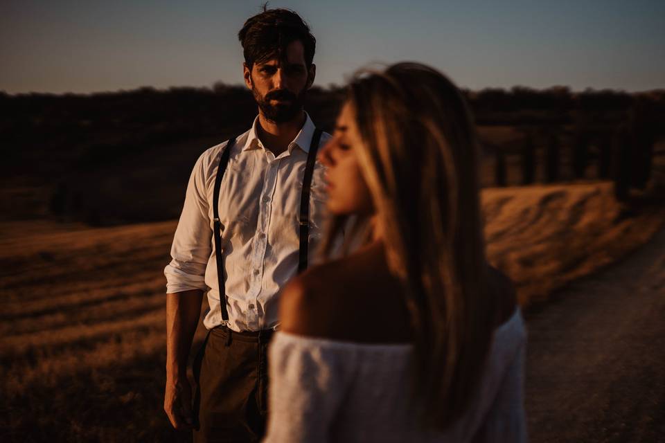 Sunset couple