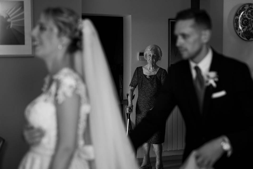 Bride's grandmother