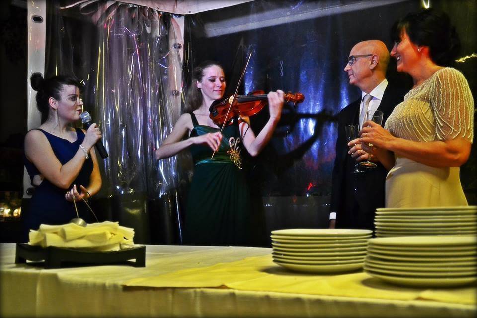 Violinista d'accoglienza
