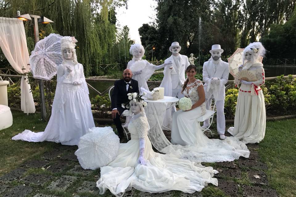 Statue Viventi per Ricevimenti