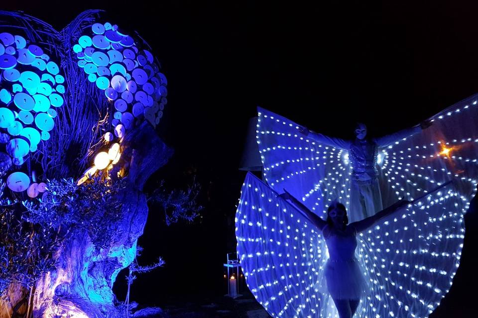 Farfalle Luminose per sposi
