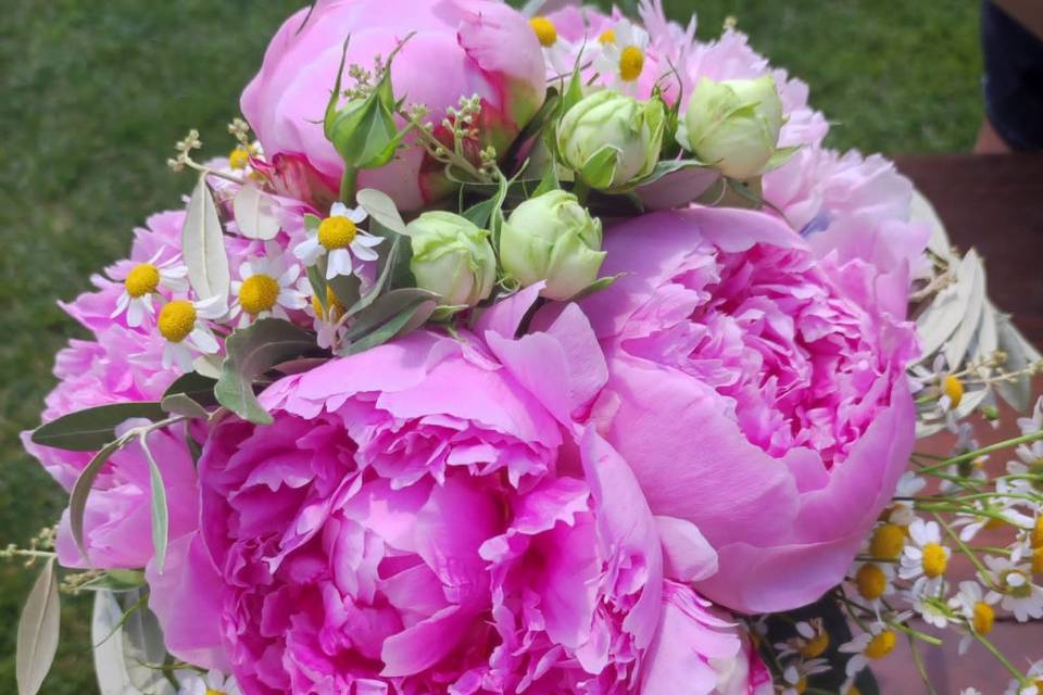 Bouquet peonie