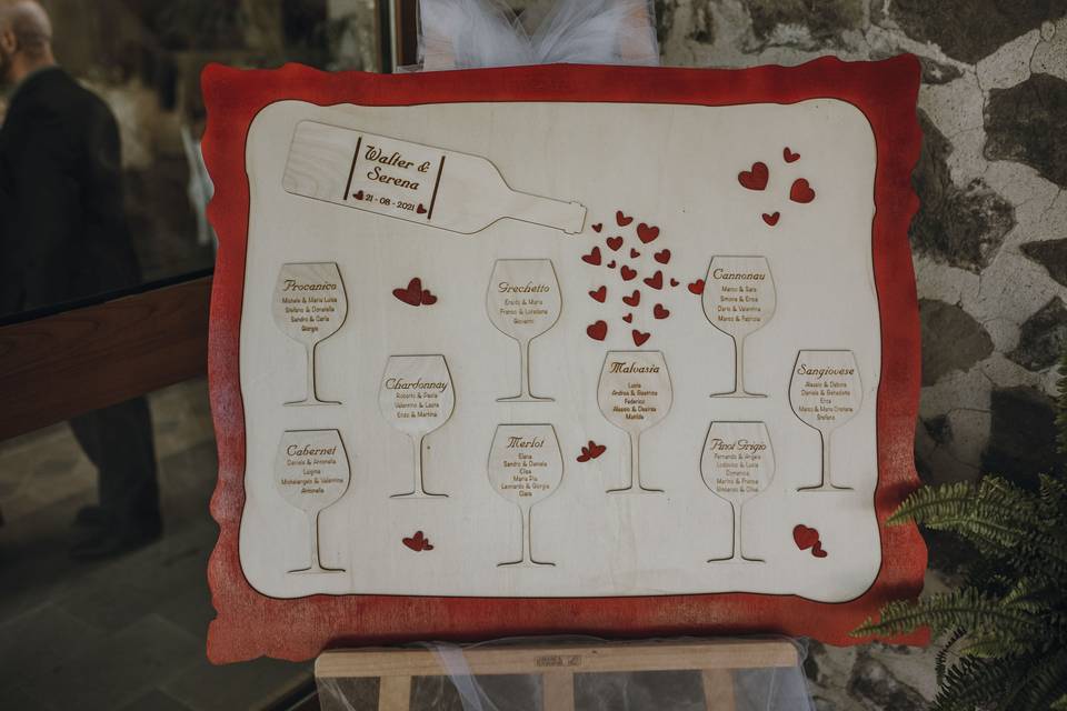 Tableau in LEGNO. tema VIno