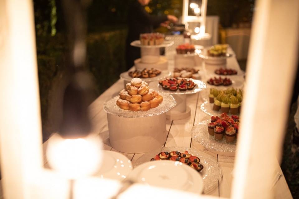 Angolo della pasticceria fresc