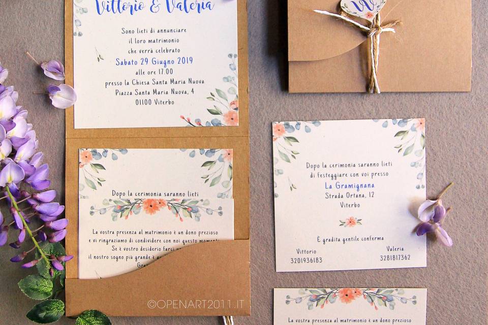 RomanticFlower Invitation