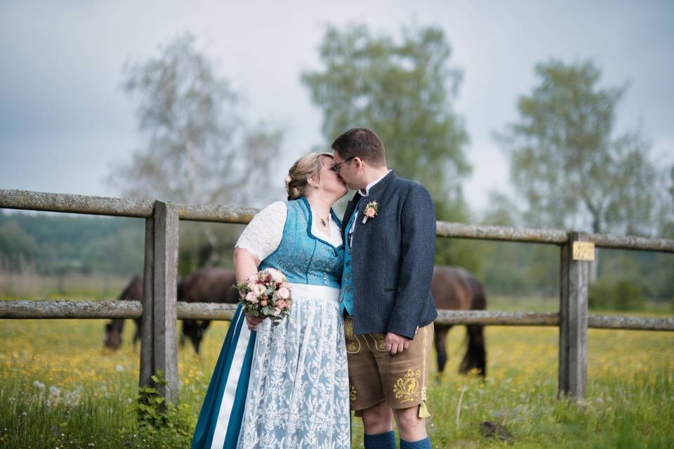 Horsegirl and husband