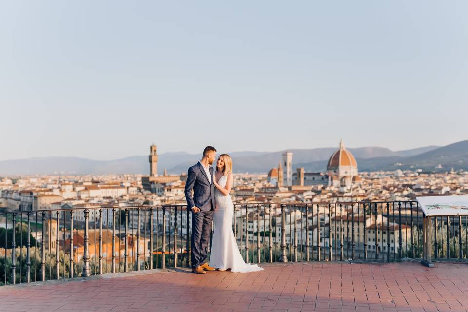 Wedding day in Florence