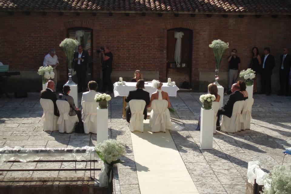 Matrimonio al Castello di Valeggio, Catering del Borsa