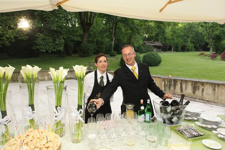 Matrimonio al Castello di Valeggio, Catering del Borsa