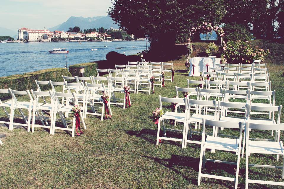 Lake wedding