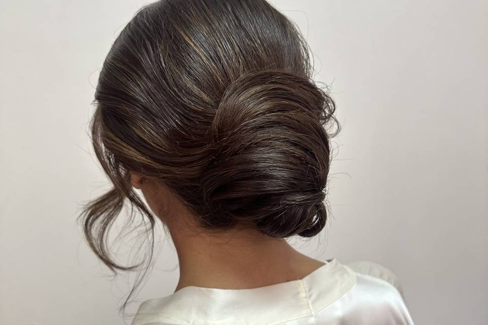 Chignon basso morbido