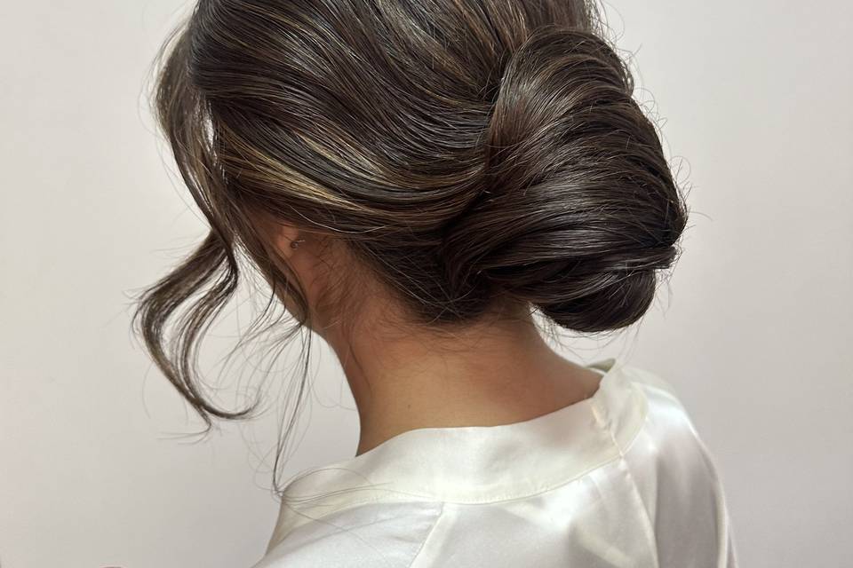 Chignon basso morbido