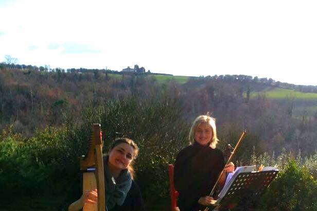 Il Duo Lakmé en plein air...