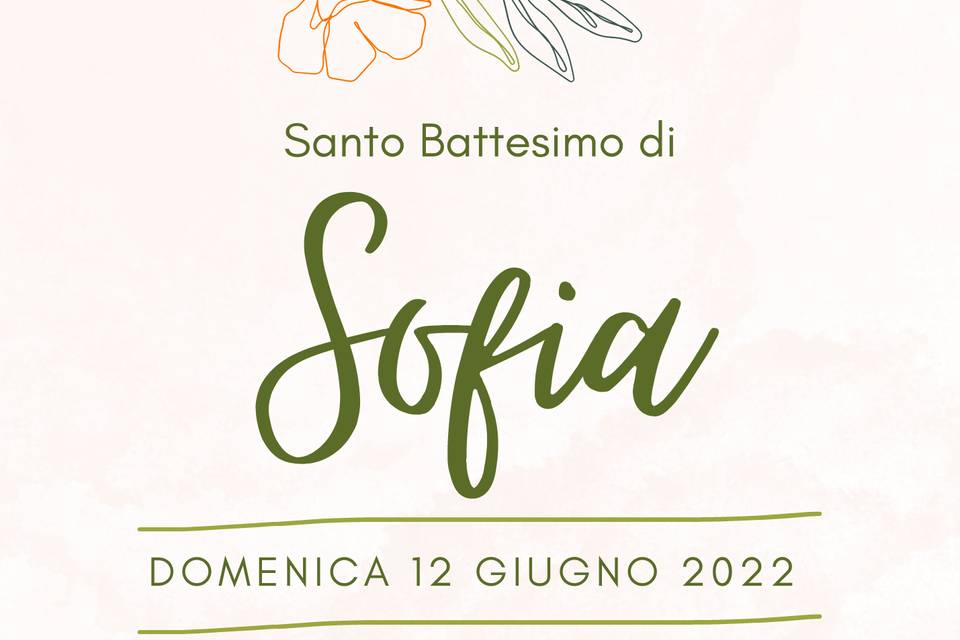 Battesimo sofia