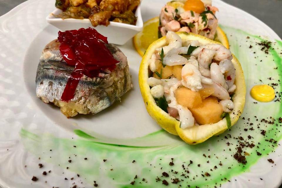 Antipasti di pesce