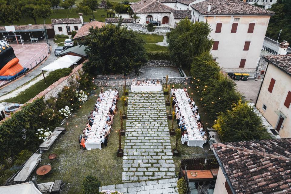 Cena nel giardino segreto