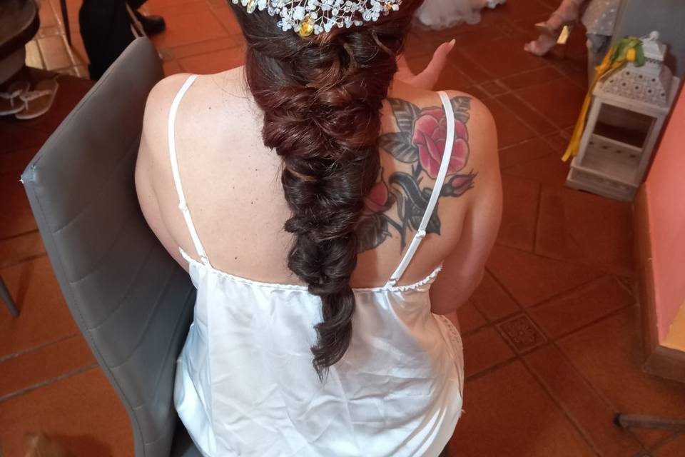 Sposa in preparazione