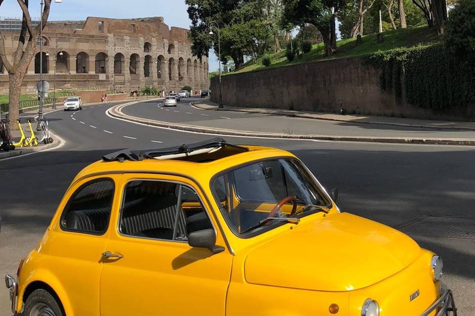 Fiat 500 gialla