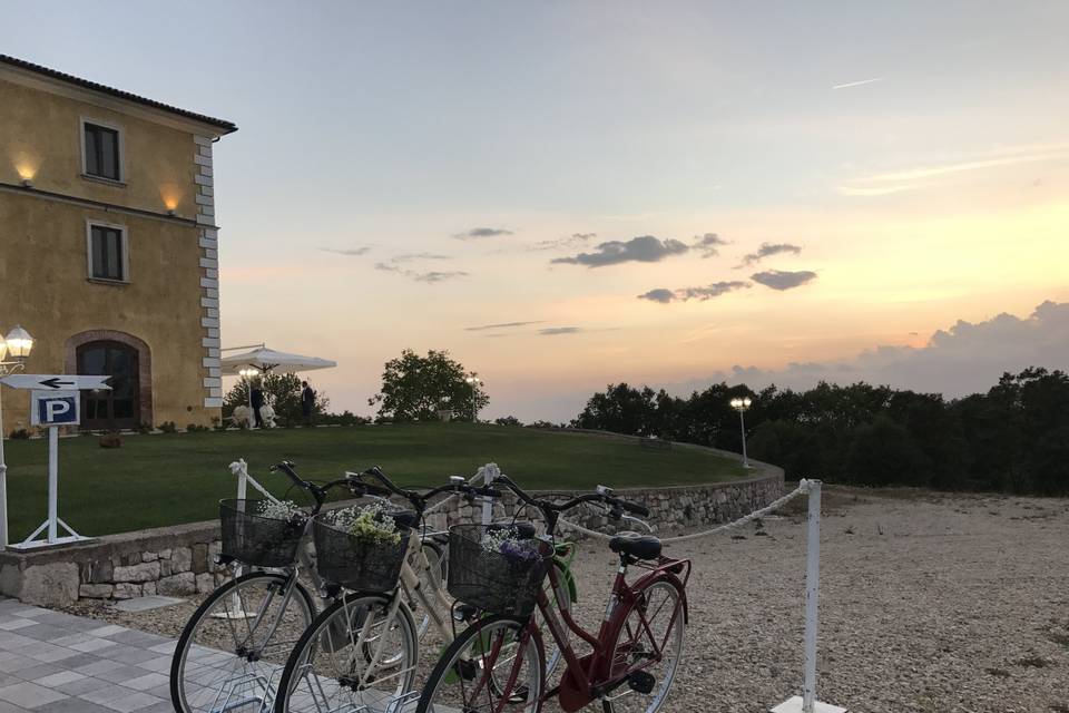 Passeggiata al tramonto