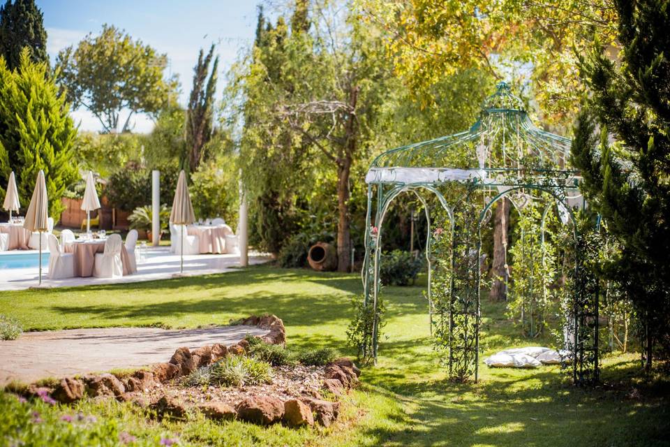 Gazebo e giardino